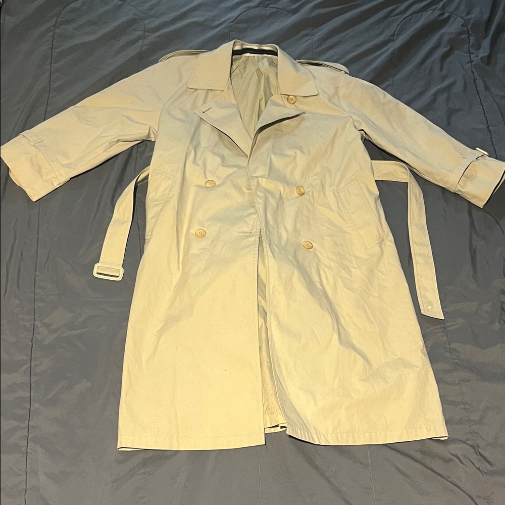 London Fog Classic Beige Trench Coat